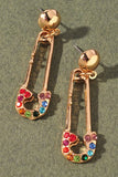 Dangle Pin Earrings