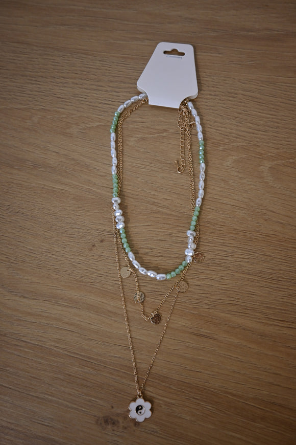 Yin Yang Layered Necklace