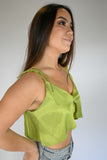 Tequila Lime Satin Crop