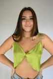 Tequila Lime Satin Crop